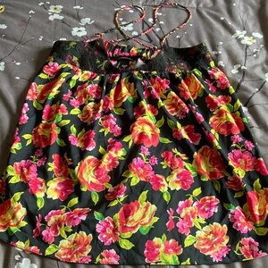 Victoria’s Secret flowy floral print camisole